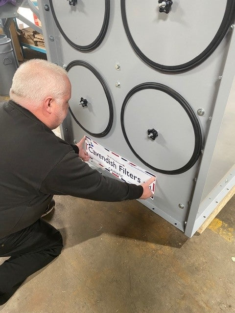 Our new Dust Collector plates!